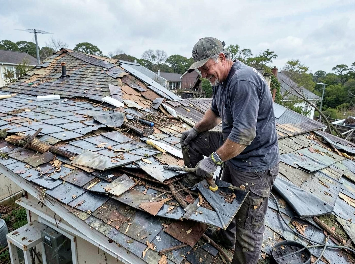 roofing contractor in Central Lafayette, LA